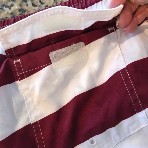 🌊CLUB ROOM Striped Bathing Suit - Picture 7 of 8